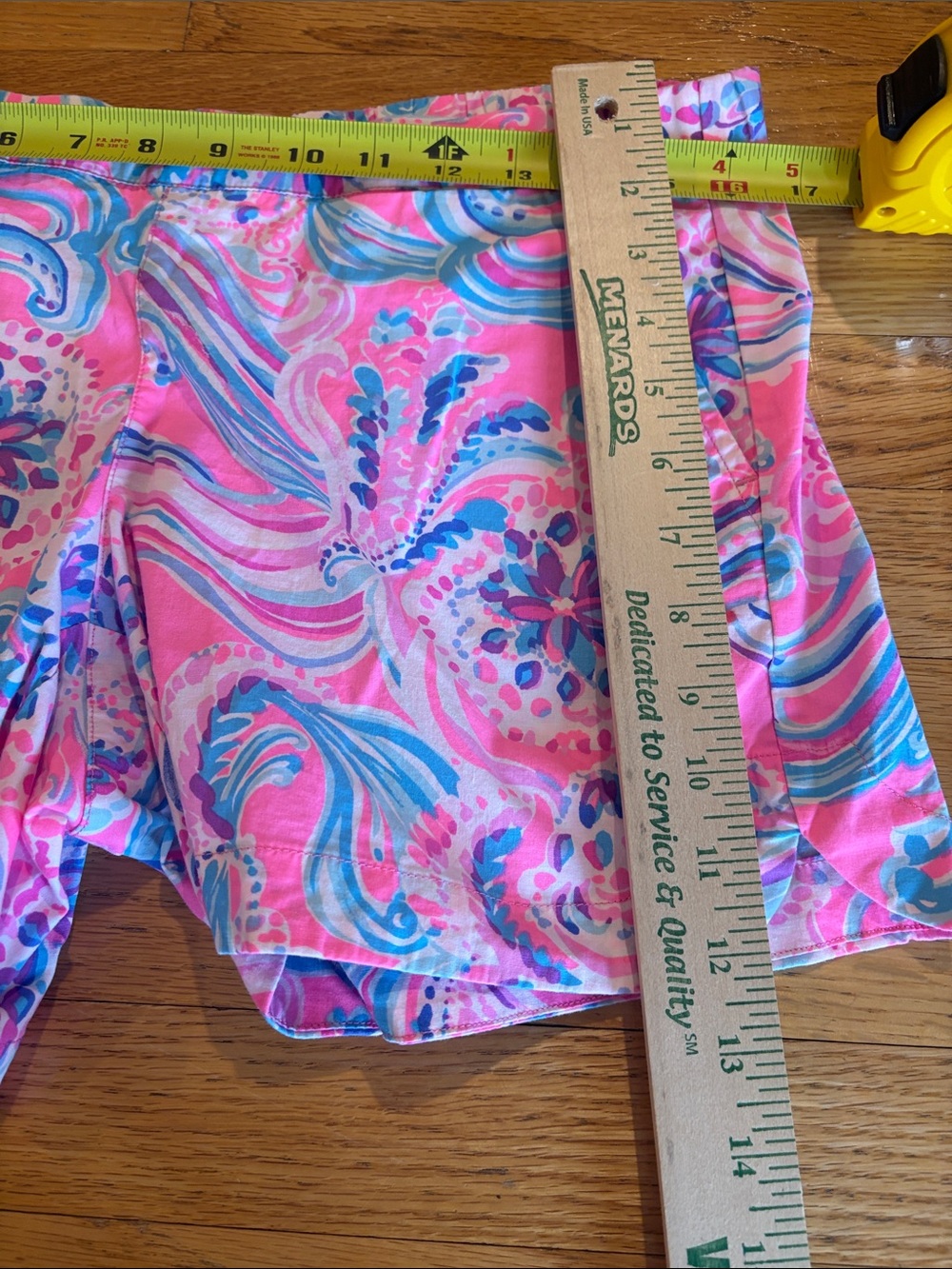 LILLY PULITZER Ocean View Short Prosecco Pink Don't Be Jelly Size; M; EUC - Picture 6 of 13